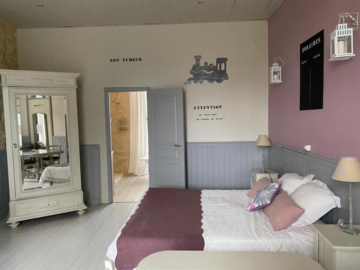 La Gare Bed and Breakfast Gondrin Buitenkant foto